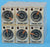 LOT OF 6 OMRON H3Y-2 TIMERS H3Y2 120VAC 0-5 MINUTE