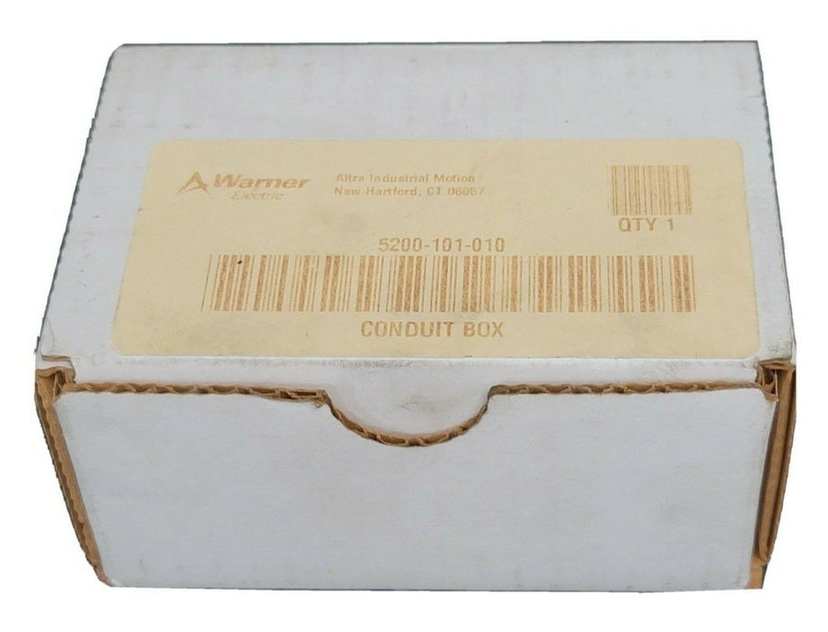 NIB WARNER ELECTRIC 5200-101-010 CONDUIT BOX 5200101010