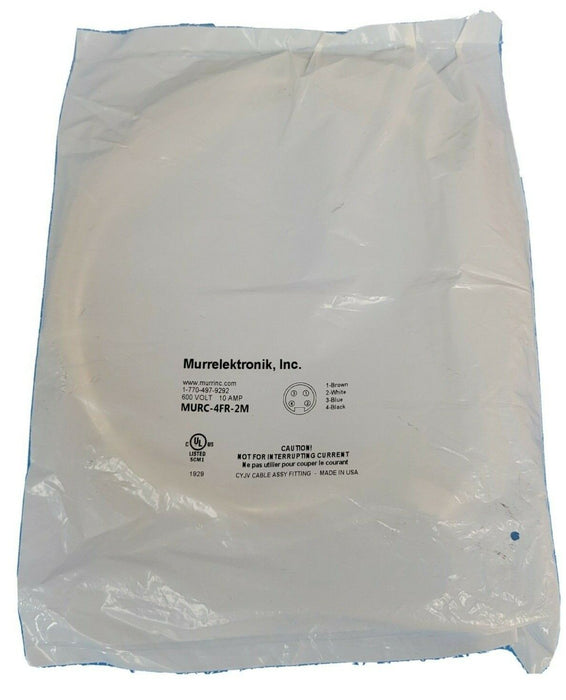 NEW MURRELEKTRONIK MURC-4FR-2M FEMALE RECEPTACLE MURC4FR2M 600V 10A