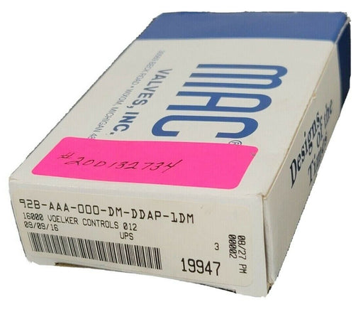 NIB MAC 92B-AAA-000-DM-DDAP-1DM SOLENOID VALVE 24VDC 5.4W