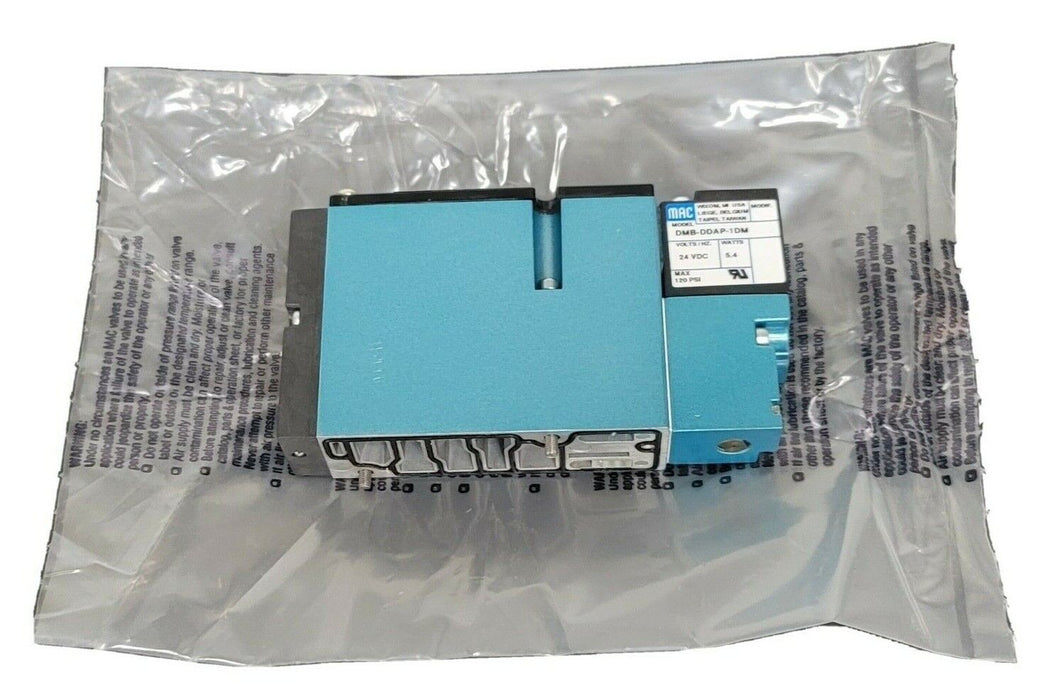 NIB MAC 92B-AAA-000-DM-DDAP-1DM SOLENOID VALVE 24VDC 5.4W