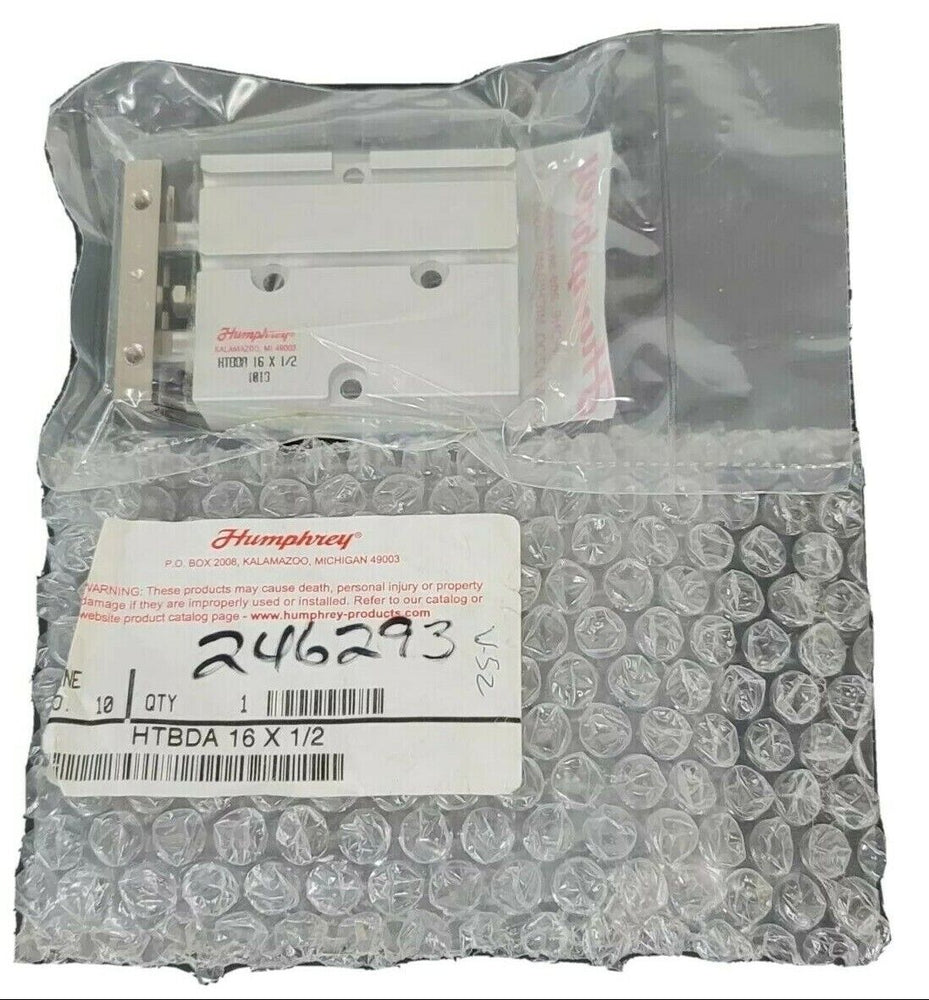 NEW HUMPHREY HTBDA 16 X 1/2 PNEUMATIC CYLINDER