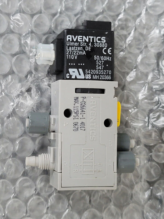 AVENTICS P-026641-1 SOLENOID VALVE P0266411 MAX. 115PSI