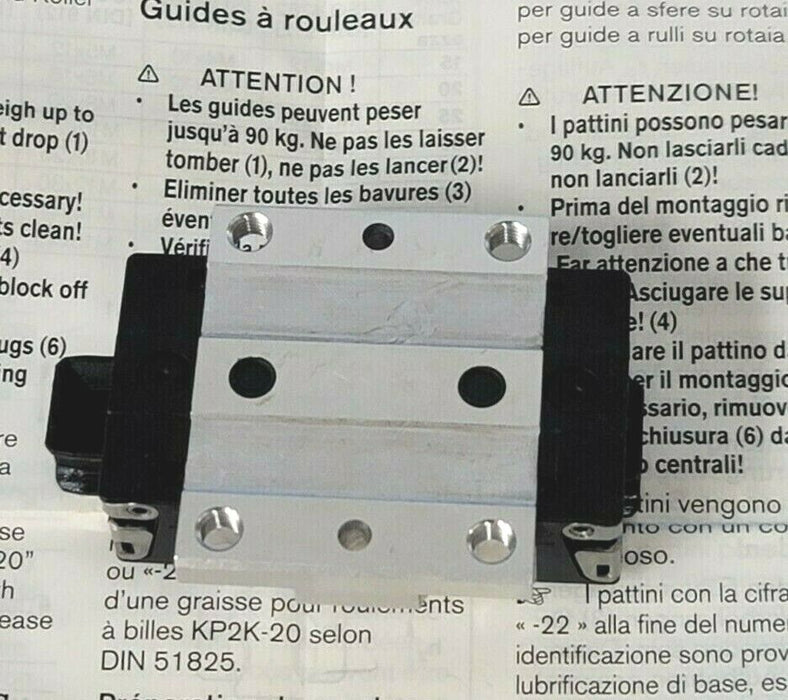 NIB REXROTH BOSCH R163111424 BALL RUNNER BLOCK 1631-114-20