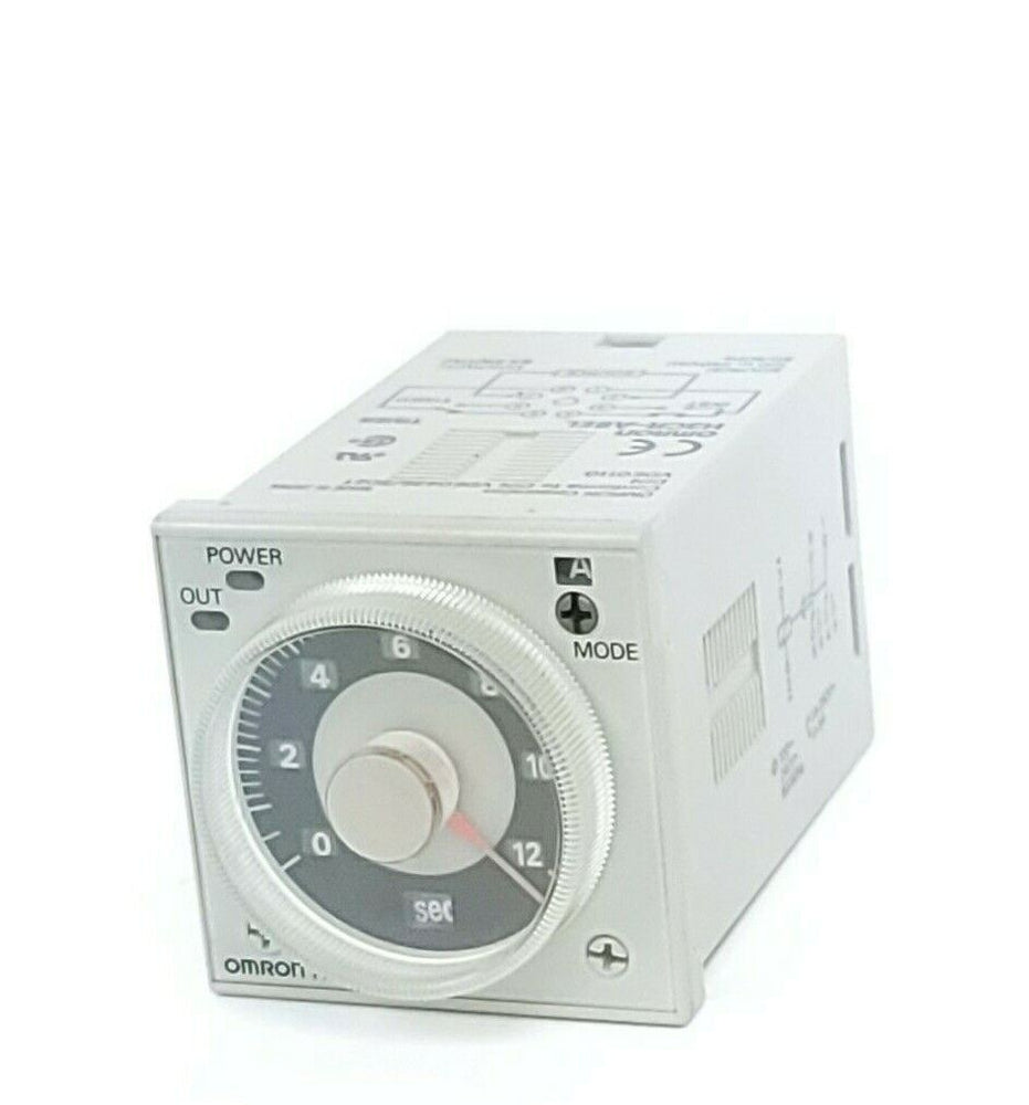 OMRON H3CR-A8EL TIMER H3CRA8EL, 100 TO 240VAC, 0-12 SEC. H3CR