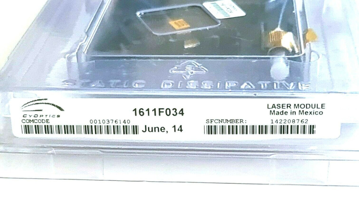CYOPTICS 1611F034 193.4 THz 1610-SERIES MSA-COMPATIBLE 2.5 GB/S COOLED DFB TOSA