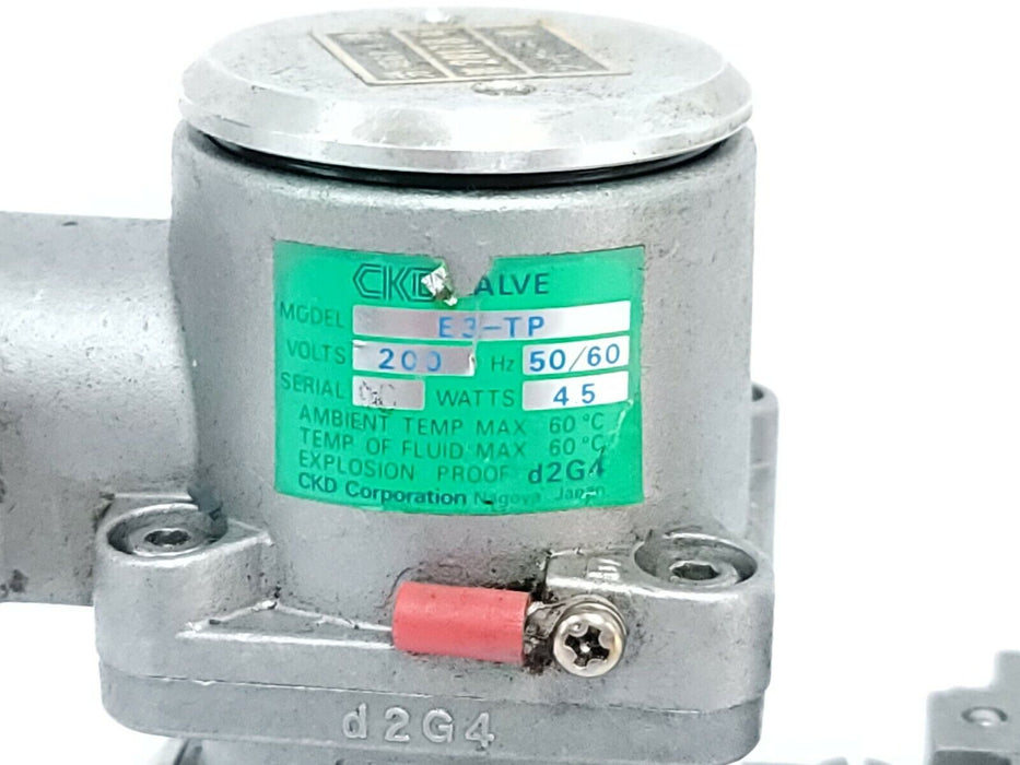 CKD 4F320E-10-TP SOLENOID VALVE 4F320E10TP VOLTS: AC200V