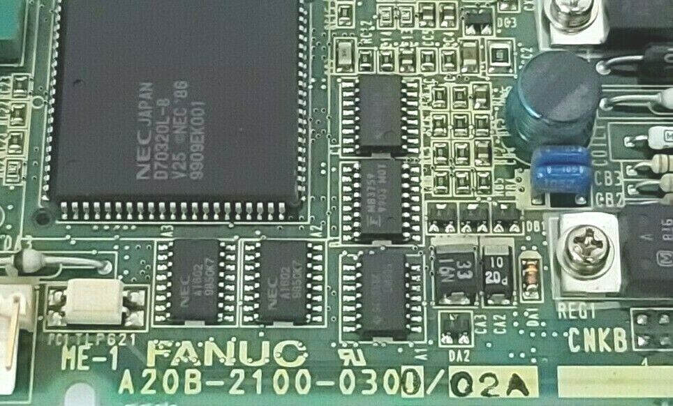 FANUC A20B-2100-0300/02A PENDANT BOARD A20B-2100-0300 W/ A20C-200-0270/01A