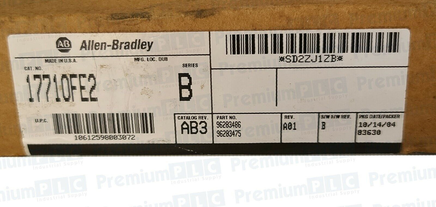 NEW SEALED ALLEN BRADLEY 1771-OFE2 /B 1771-0FE2 PLC-5 ANALOG OUTPUT MODULE