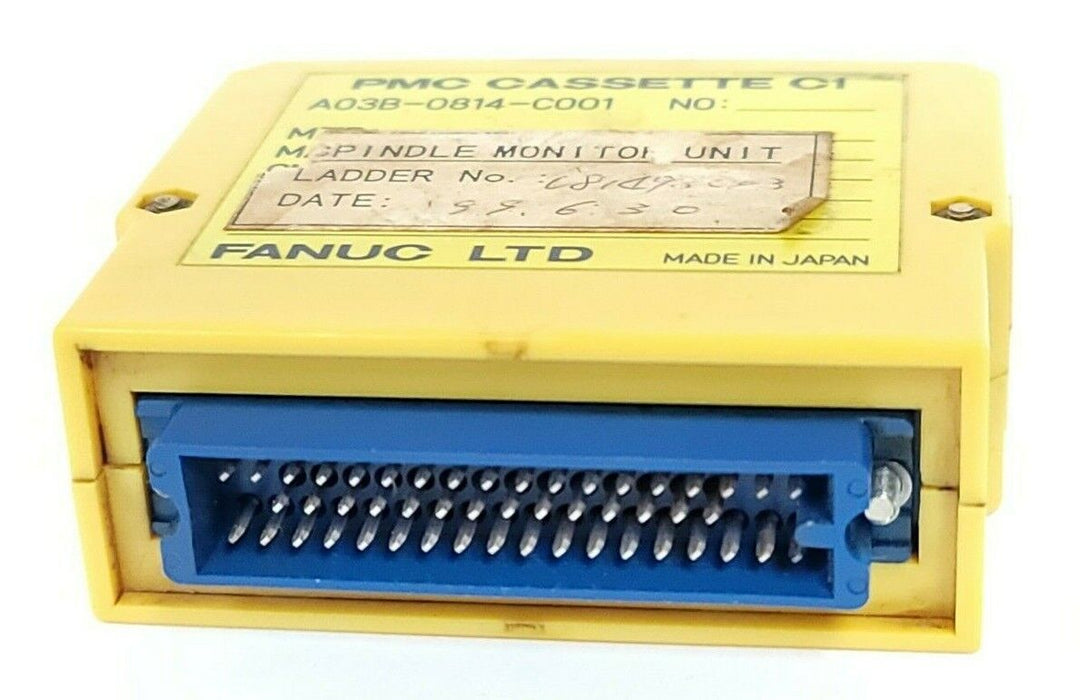 FANUC A03B-0814-C001 SPINDLE MONITOR UNIT PMC CASSETTE C1