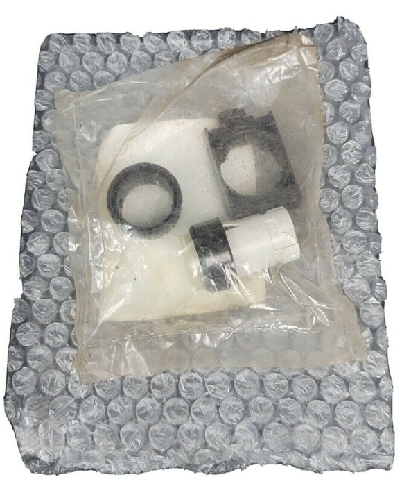 NEW ABB CBK-KPEC PUSHBUTTON CLEAR MOMENTARY EXTENDED BLACK RING