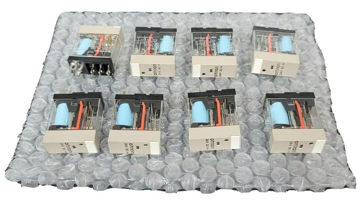 LOT OF 8 NEW OMRON G2R-1-SN-24VDC RELAYS G2R-1-SN