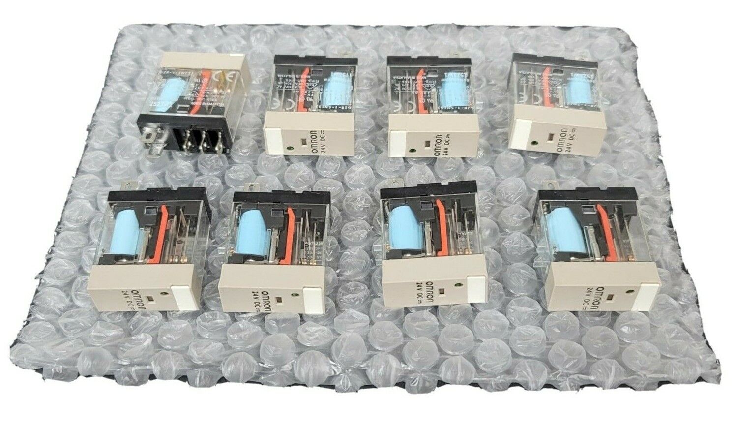 LOT OF 8 NEW OMRON G2R-1-SN-24VDC RELAYS G2R-1-SN
