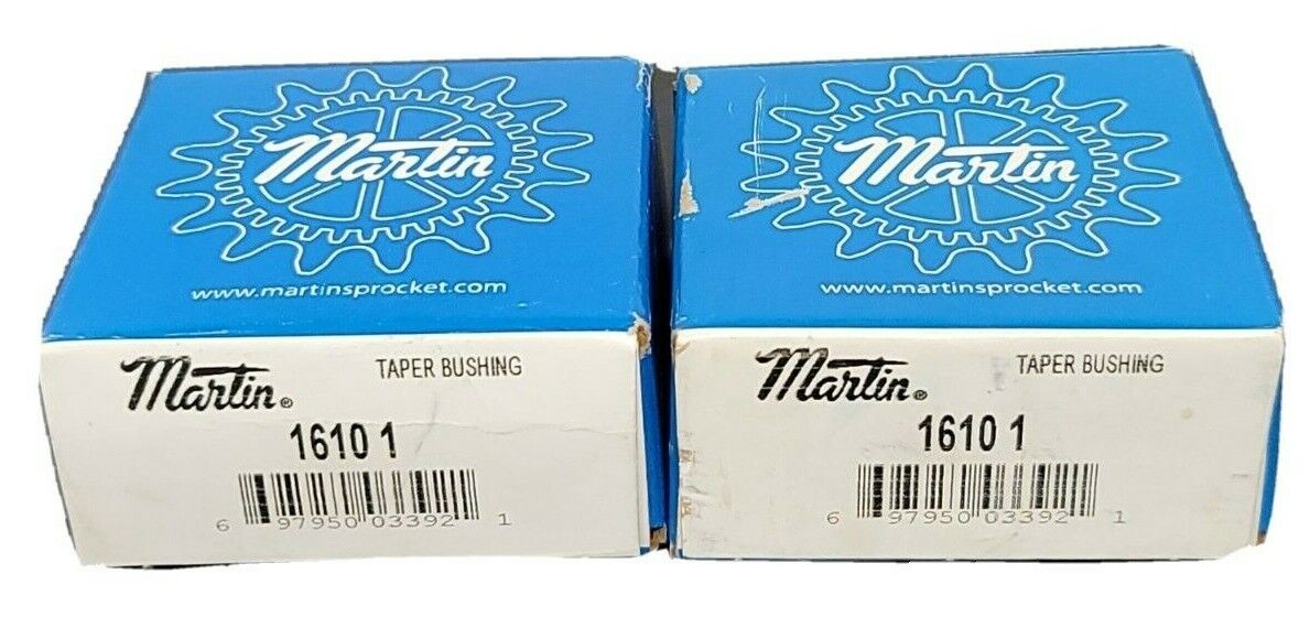LOT OF 2 NIB MARTIN 16101 TAPER BUSHINGS 1610 1