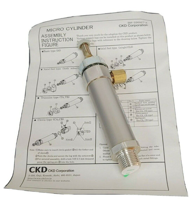 NIB CKD CMA2-20-25 FLOW CONTROL CYLINDER CMA22025