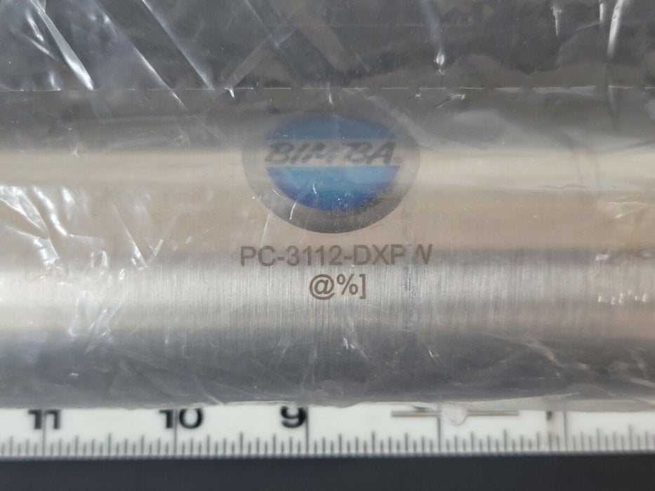 NEW BIMBA PC-3112-DXPW CYLINDER W/ PLASTIC CAP 2'' BORE X 12.5'' STROKE