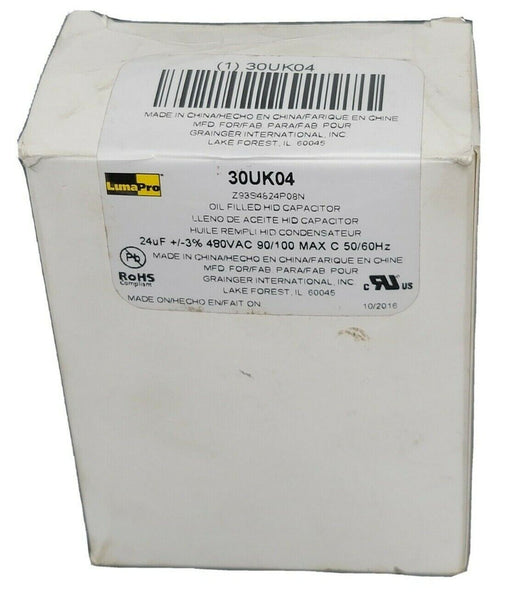 NIB LUMAPRO 30UK04 OIL-FILLED HID CAPACITOR