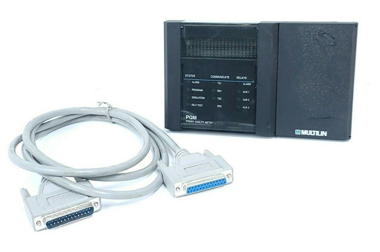 GE MULTILIN PQM POWER QUALITY METER W/ CABLE