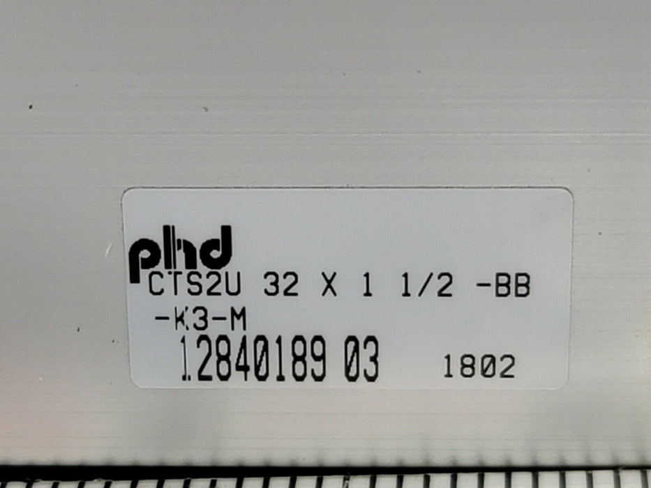 NEW PHD CTS2U 32 X 1 1/2-BB-K3-M CYLINDER 12840189 03