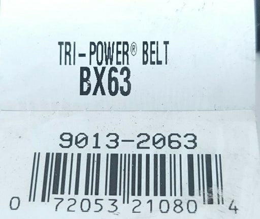 NEW GATES BX63 V-BELT 0.6563 INCH WIDTH 66 INCH LENGTH