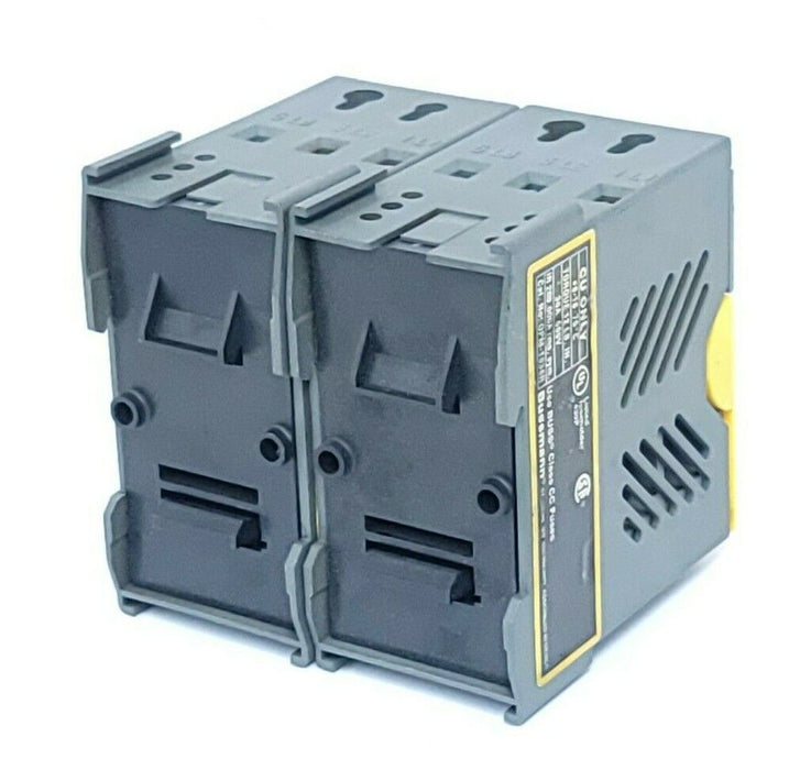 LOT OF 2 COOPER BUSSMANN OPM-1038R FUSE BLOCKS 30A 600V