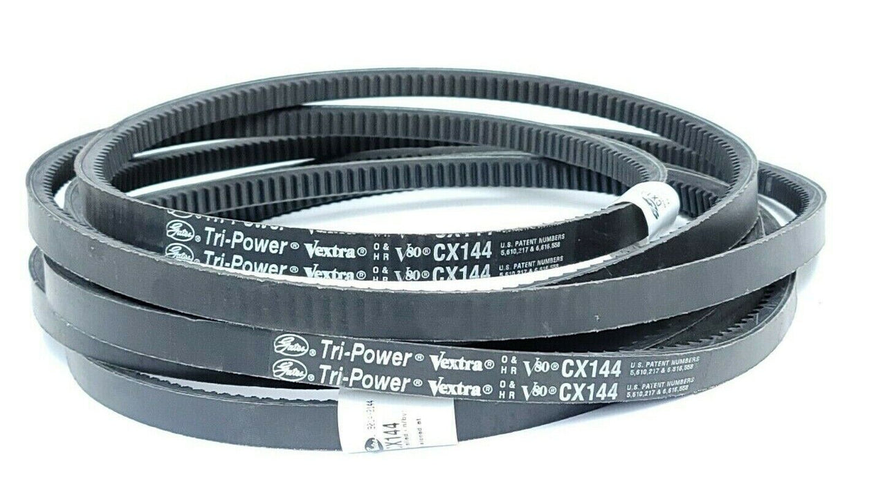 LOT OF 2 NEW GATES CX144 TRI-POWER BELTS 9014-2144