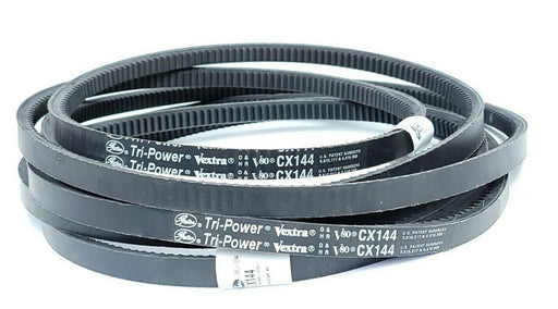 LOT OF 2 NEW GATES CX144 TRI-POWER BELTS 9014-2144