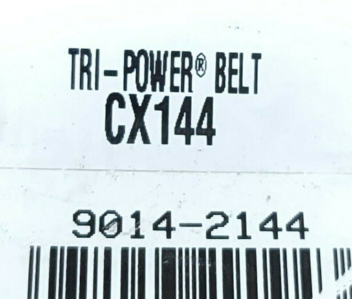 LOT OF 2 NEW GATES CX144 TRI-POWER BELTS 9014-2144