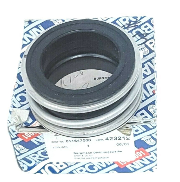 NIB BURGMANN MG1/43-G50 MECHANICAL SEAL BVPGG, IDENT NO. 051647000