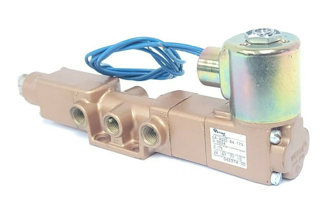 VERSA CA-4322-84-173-U-D024 SOLENOID VALVE 24VDC 10W 0-175PSIG