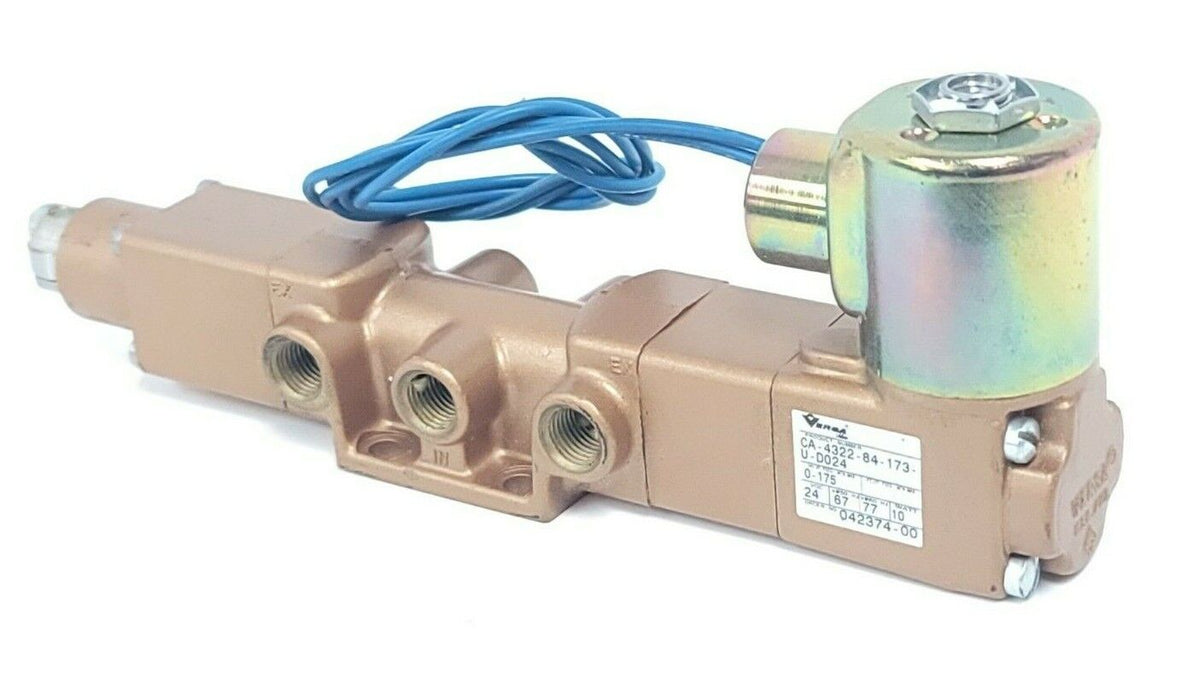 VERSA CA-4322-84-173-U-D024 SOLENOID VALVE 24VDC 10W 0-175PSIG