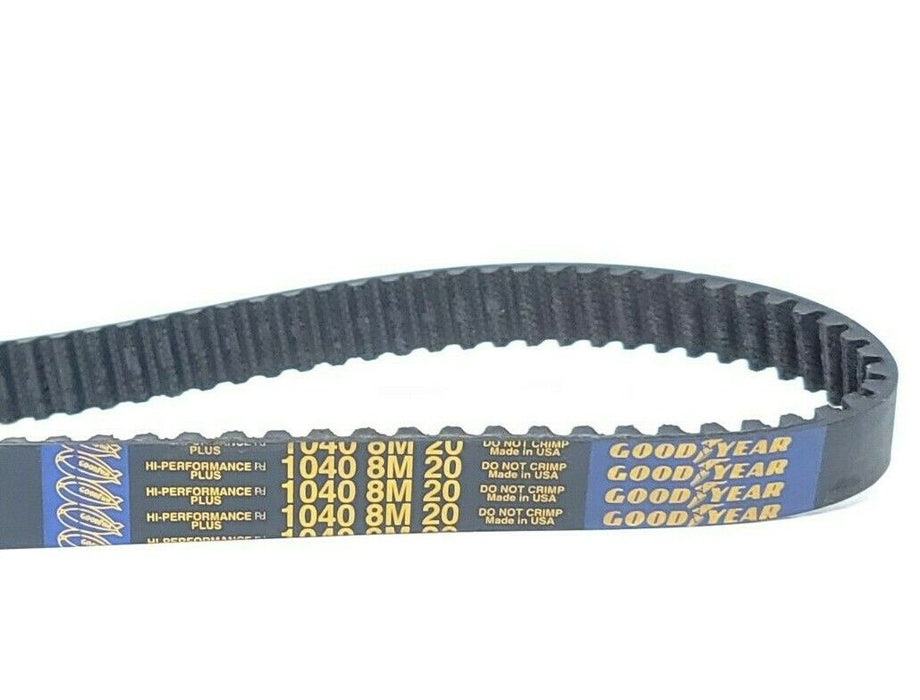 NEW GOODYEAR 10408M20 TIMING BELT 8MM PITCH 20X1040MM
