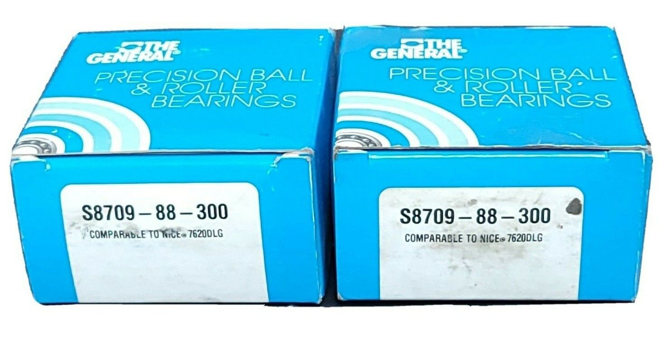 LOT OF 2 NIB THE GENERAL S8709-88-300 BEARINGS S870988300