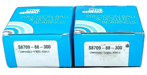 LOT OF 2 NIB THE GENERAL S8709-88-300 BEARINGS S870988300