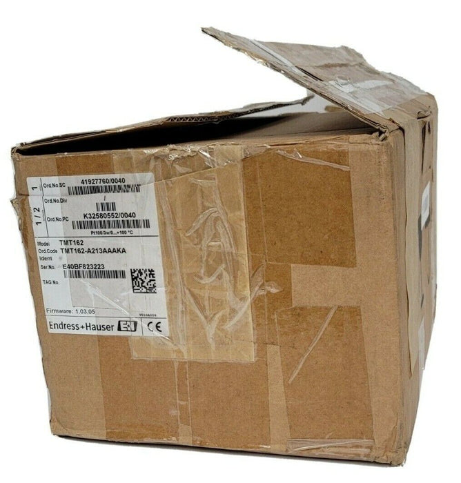 NEW ENDRESS HAUSER TMT162-A213AAAKA HART TRANSMITTER FW. 1.03.05 TMT162A213AAAKA