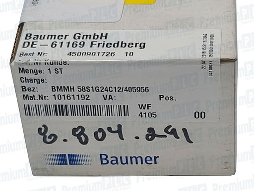 NEW BAUMER BMMH 58S1G24C12/405956 / BMMH58S1G24C12 ENCODER FRECH SPARE 883280