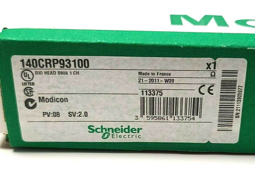 NEW F/S SCHNEIDER 140CRP93100 MODICON RIO HEAD-END ADAPTOR 140-CRP-931-00
