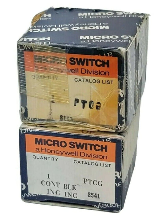 LOT OF 2 NIB HONEYWELL MICRO SWITCH PTCG CONTACT BLOCKS 1NC-1NC