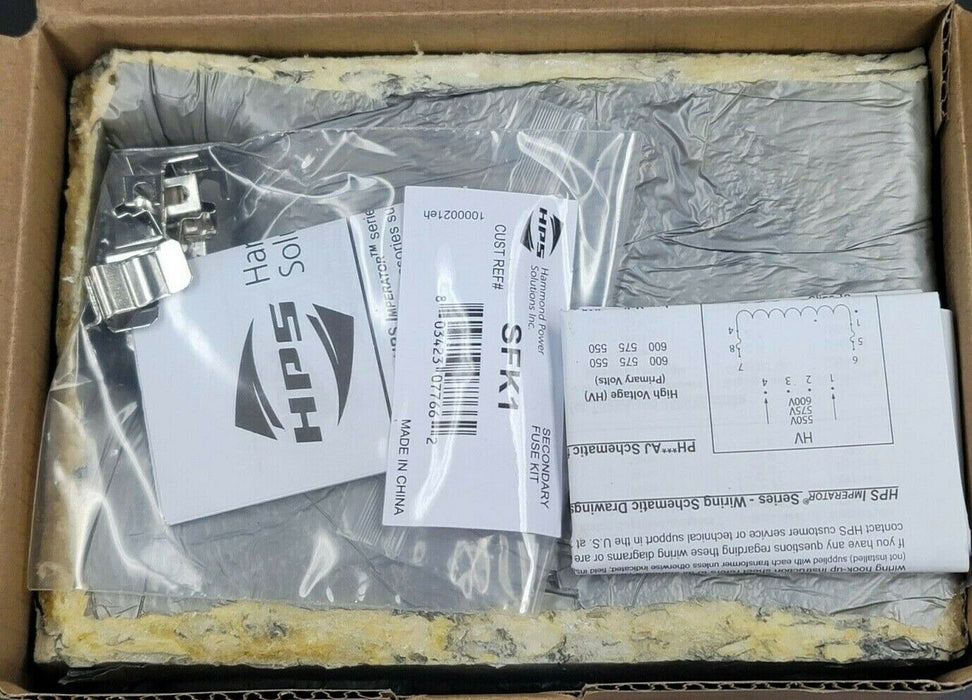 NIB HAMMOND POWER SOLUTIONS PH100MQMJ CONTROL TRANSFORMER 100VA 50/60HZ