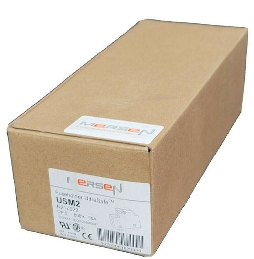 BOX OF 6 NEW MERSEN USM2 FUSEHOLDERS ULTRASAFE 600V 30A