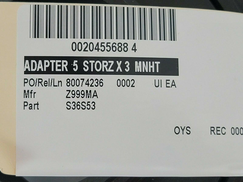 NEW RED HEAD S36S53 ADAPTER 5'' - 125 STORZ X 3 MNHT Z999MA