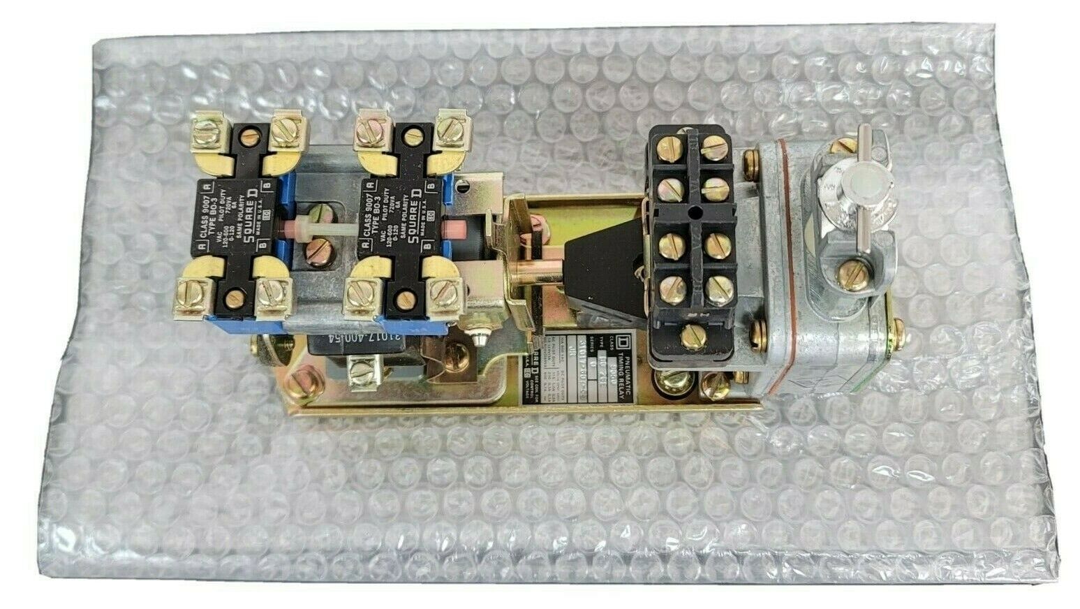 NEW SQUARE D 9050-B0 26E SER. C AC PNEUMATIC TIMING RELAY 9050B026E 9050BO26E