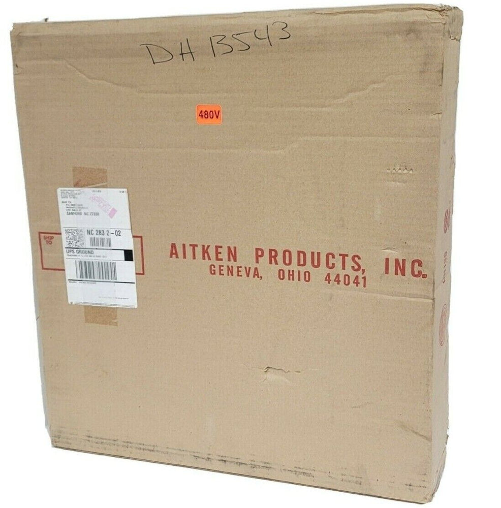 NEW AITKEN DH-13543 20" x 22" x 4" ELECTRIC INFRARED DIE HEATER 3PH 480V 13.5kW