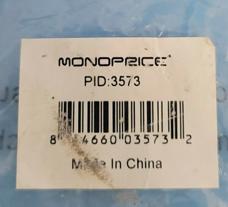 NEW MONOPRICE PID: 3573 Computer Video Cable: 75 ft Cable Lg, Black, SVGA (HD15)