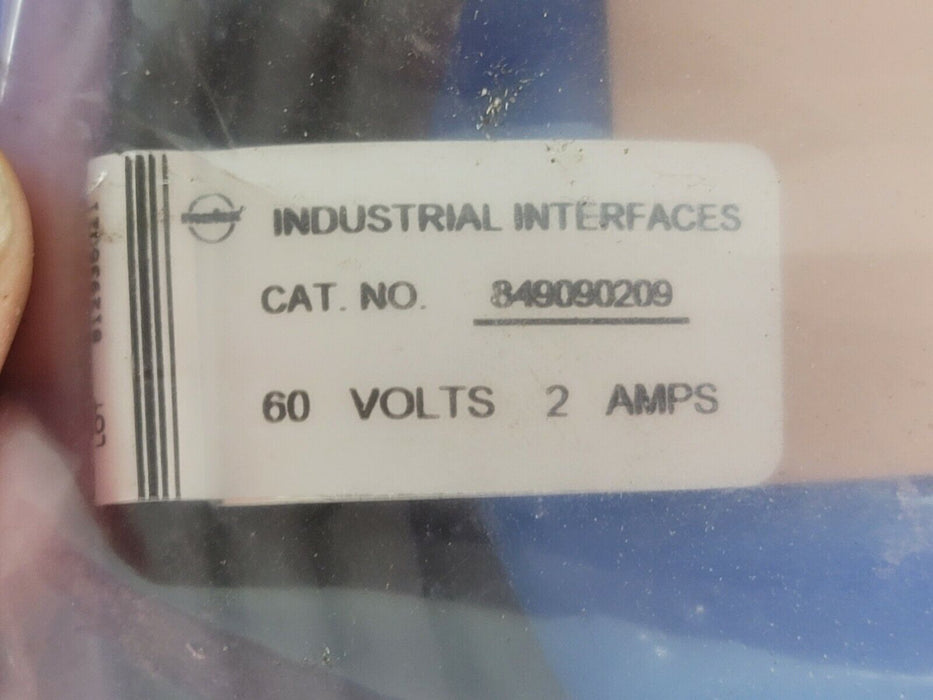NEW INDUSTRIAL INTERFACES 849090209 CABLE ASSEMBLY 2 AMP 60 VOLT 16 FT