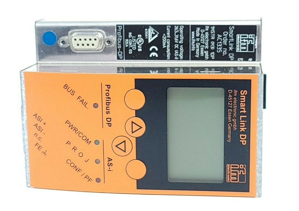 IFM AC1335 SMART LINK DP 1MSTR (M3) 1DP PROFIBUS DP