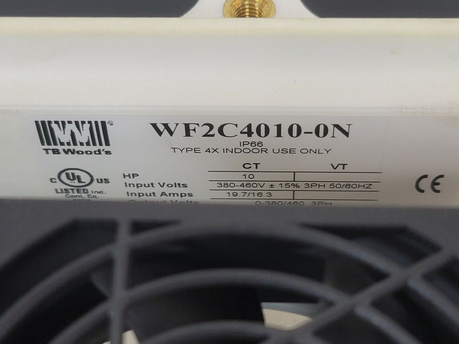 DANFOSS VACON TB WOODS WF2C4010-0N DRIVE 10HP 460VAC 3PHASE NEMA 1