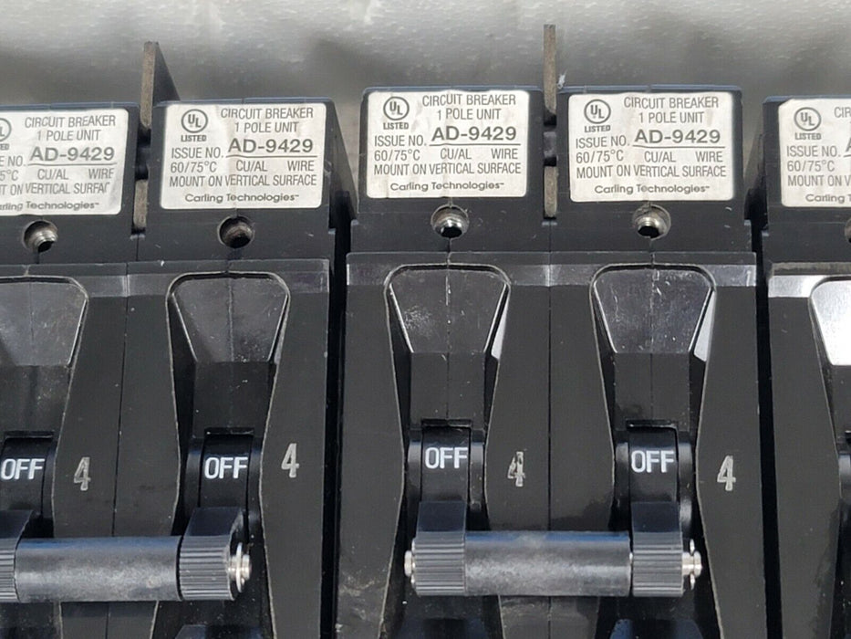 6 NEW CARLING TECHNOLOGIES EA2-B0-16-440-1DA-BC CIRCUIT BREAKERS EA2B0164401DABC