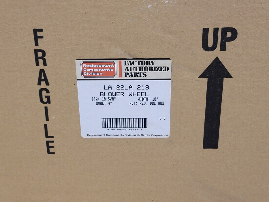 NEW UNITED TECHNOLOGY LA 22LA 218 BLOWER WHEEL LA22LA218