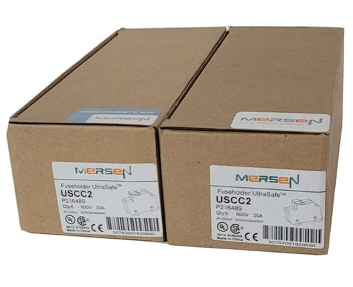 LOT OF 9 NEW IN BOX MERSEN USCC2 FUSEHOLDERS ULTRASAFE 600V 30A